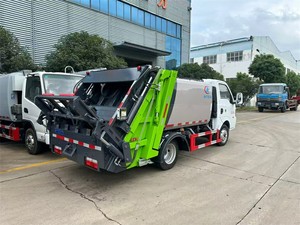 Camión de Basura DongFeng 4X2, Camión de Limpieza de Basura de 5 Metros Cúbicos, Vehículo de Recolección de Basura, Camión de Basura Compactador - Product Image 4