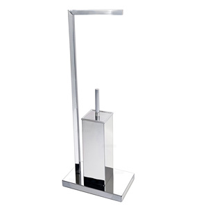 <span class=keywords><strong>Brosse</strong></span> de <span class=keywords><strong>toilette</strong></span> sur pied <span class=keywords><strong>et</strong></span> <span class=keywords><strong>porte</strong></span>-<span class=keywords><strong>rouleau</strong></span> de papier en acier inoxydable poli carré <span class=keywords><strong>porte</strong></span>-papier hygiénique <span class=keywords><strong>et</strong></span> support de <span class=keywords><strong>brosse</strong></span> - Product Image 1