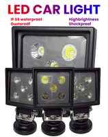 Phares de travail 50W LED robustes de 5 pouces nouveau matériau en aluminium pour véhicules de tracteur tout-terrain 4x4
