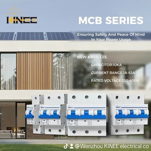 Kinee hai cực AC <span class=keywords><strong>MCB</strong></span> ngắt mạch 1-63a 400V 500V sản phẩm điện 6kA/10kA <span class=keywords><strong>mini</strong></span> Bộ phận ngắt mạch - Product Image 6