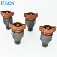 KUMEA Buse à cône complet en plastique à clipser 1/4 pouce QPPA QPHA pour raccord de tuyau de lavage