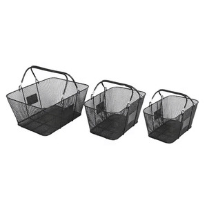 <span class=keywords><strong>Panier</strong></span> à provisions de transport de poignée de fil métallique de maille de fruit de cosmétiques de nouveau design pour le supermarché et l'<span class=keywords><strong>épicerie</strong></span> - Product Image 1