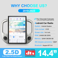 NaviHua 14,4 "para Chevrolet Colorado 2019 2023 Android Radio de coche Auto unidad principal Monitor Carplay navegación con Carplay
