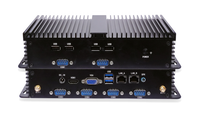 Mini PC Industrial A.I.O de Alta Calidad con Linux Ubuntu, I5 I7 N100 J6412, LAN Dual, RS232, RS485, Ventiladores de Aleación de Aluminio, 2.4GHz/5GHz