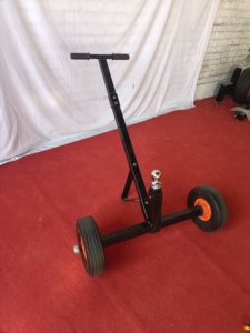 Precio de fábrica 600lbs Trailer <span class=keywords><strong>Dolly</strong></span> 16,5 y 22 en altura ajustable 1-7/8 en neumáticos sólidos de bola - Product Image 4