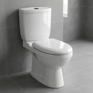Ceramic Two Piece Wall Hung Water Closet Toilet P <b>Trap</b> WC Modern Bathroom Porcelain Commode Nigeria Export - Product Image 6