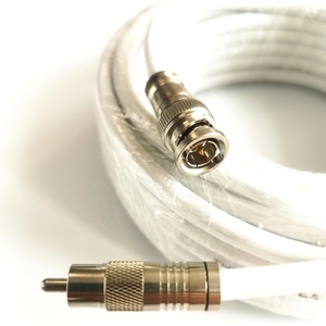 Nén Loại <span class=keywords><strong>BNC</strong></span> Để <span class=keywords><strong>RCA</strong></span> RG6 Tri-Lá Chắn Bện Che Chắn CCS Dây Dẫn Cáp Đồng Trục Cho HDTV 1080P Rạp Hát Tại Nhà DVD Máy Nghe Nhạc - Product Image 2