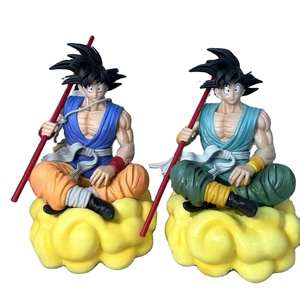 Figurine d'action Dragon Ball <span class=keywords><strong>Z</strong></span> Super Saiyan Goku assis sur un nuage volant, figurine d'action anime DBZ, modèle de jouet - Product Image 1