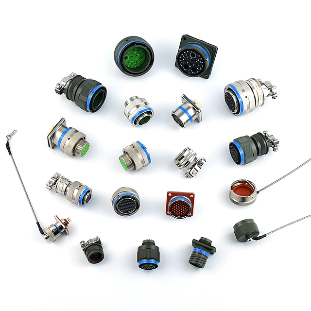 TT MIL-DTL-38999 I II III Series D38999 J599 Aluminum Stainless Steel IP65-IP68 32A 600V Circular Connectors for Industry