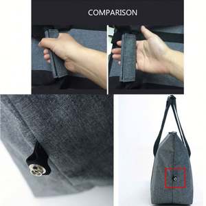 Sac isotherme de livraison alimentaire 600D écologique, grande capacité 15L, haute qualité, portable, pour le déjeuner – Vente en gros à prix réduit - Product Image 5