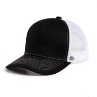 Gorra de béisbol de algodón peinado transpirable de 6 paneles, ajustable, de color liso, con malla, para verano, protección solar, para las cuatro estaciones, de Yiwu