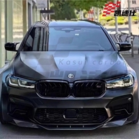 Lèvre de pare-chocs avant en fibre de carbone de haute qualité style RKP, kit carrosserie amélioré, lèvre avant en carbone humide neuve pour BMW Série 5 G30 G38