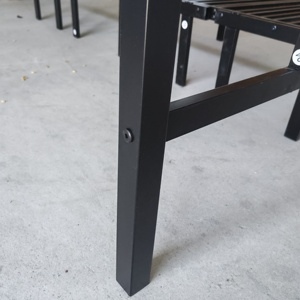 <span class=keywords><strong>Lit</strong></span> superposé convertible en métal avec <span class=keywords><strong>lit</strong></span> <span class=keywords><strong>gigogne</strong></span> coulissant pour adultes - Design moderne, gain de place, idéal pour chambre à coucher et appartement - Product Image 4