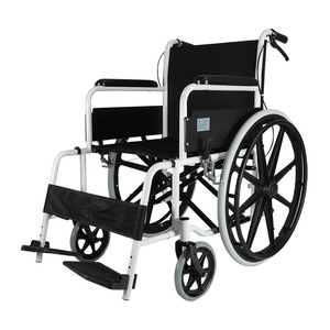 Fauteuil roulant manuel Yade Steel YC3000HPUBJ pliable, léger, avec pédales réglables pour personnes âgées et handicapées - Product Image 5
