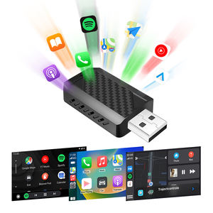 إيقاع 2-في-1 لاسلكي مشغل السيارات Dongle مزدوج USB قابس وتشغيل مشغل MP5 مع محول سلكي - Product Image 4