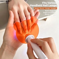 Placa Protectora de Luz Azul para Lámpara UV de Uñas Portátil, Bloqueador de Luz Azul para Protección Ocular y Uñas Acrílicas