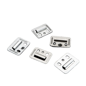 Clips de Fijación para Paneles de Pared de PVC y Acero Inoxidable, Estilo Europeo Geométrico Moderno, para Sistemas Integrados de Fibra de Bambú y Madera - Product Image 1