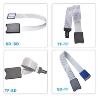 Câble adaptateur d'extension d'extension pour carte Micro SD Gps Tv câble d'extension mâle à femelle