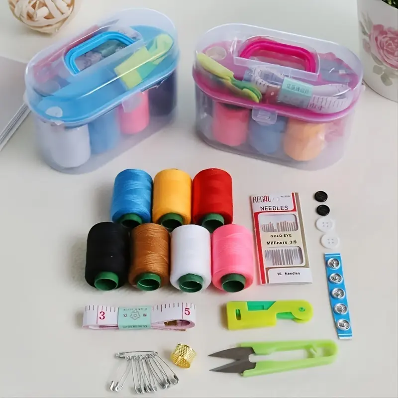 Alta qualidade Kits De Costura Personalizado Colorido Mini viagem costura kit promoção costura kit