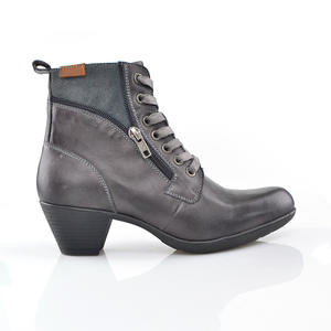 Chaussures pour femmes, accessoire élastique en cuir à grain complet, talon bas, robe tendance - Product Image 2