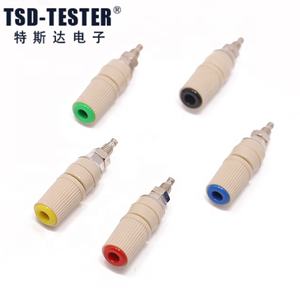 Terminal de altavoz de 5 colores y 4mm, poste de Unión M5 con dos tuercas, 30Vac-60Vdc/Max.24A, latón niquelado - Product Image 2