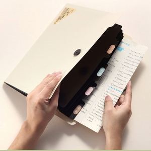 New 9-Grid PP Portable Organ A4 Size Office Data Folder Special Student Storage <b>Document</b> <b>Bag</b> for Exam Paper Sorting - Product Image 4