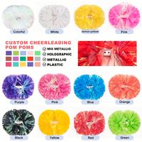 Ruban de danse de cheerleading pour filles, personnalisé, très demandé, en PE, couleurs mélangées, haute qualité, durable, écologique, avec logo personnalisé