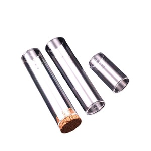 Seeking Excellence <b>Plastic</b> Test <b>Tubes</b> 25*95 With Corks For Laboratory Use - Product Image 2