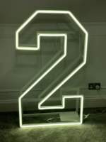 2025 JUYI fournitures de mariage Led debout énorme 4ft 6ft Mr Mrs métal néon chapiteau lettres numéro pour la décoration de mariage de fête