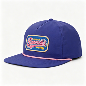 Oem High Quality Wholesale Custom Logo Printing 5 Panel Sport Hat,Navy Blue Polyester Gorras,Laser Cut Hole <b>Mens</b> Baseball <b>Cap</b> - Product Image 2