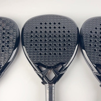 Expédition rapide dans le monde entier, logo personnalisé, raquette de padel en fibre de verre à module élevé, forme de larme, finition mate, design exclusif