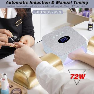 Rechargeable UV LED Nail Dryer Multi-Function <b>Table</b> <b>Lamp</b> for Home and Salon Use Curing LED Gel Professional <b>Portable</b> - Product Image 5