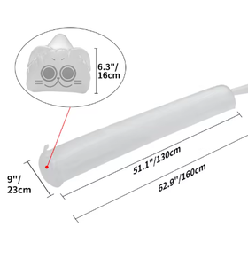 Barrière <span class=keywords><strong>de</strong></span> <span class=keywords><strong>lit</strong></span> gonflable pour bébé, barrière <span class=keywords><strong>de</strong></span> sécurité interactive pour tout-petits, avec clochette et motif <span class=keywords><strong>de</strong></span> chat <span class=keywords><strong>de</strong></span> dessin animé, personnalisable OEM - Product Image 4