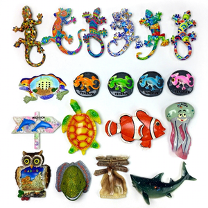 Aimant décoratif artisanal souvenir touristique espagnol de style méditerranéen, motif animalier, 7-9 cm, vente en gros transfrontalière en provenance d'Espagne - Product Image 1