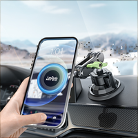 Support de téléphone portable universel flexible Lanparte en alliage d'aluminium avec fixation magnétique et ventouse pour appareils de 4,5 à 7,2 pouces