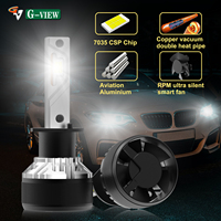 Gview G12W 130W 30000 Lumen Projecteur H11 H7 9005 9006 Ampoule de phare à LED pour voiture Feux de croisement H4 H1 Phares à LED pour voiture Nouveau