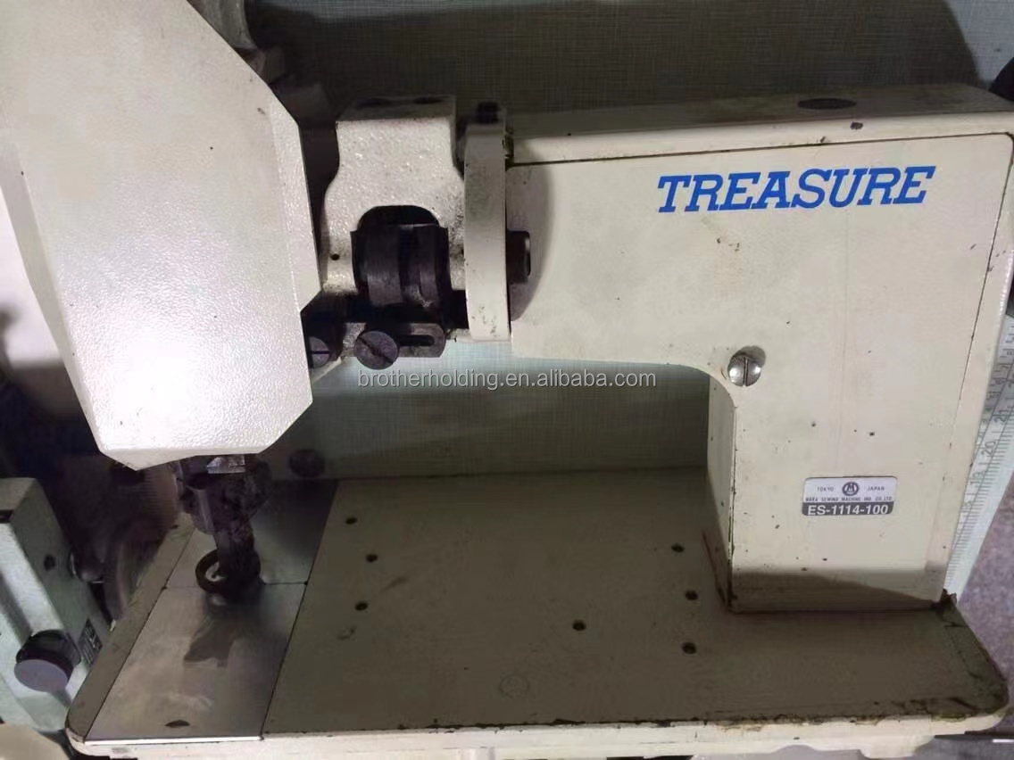 中古日本TREASURE1114ハンドル操作刺Embroidery機チェーン