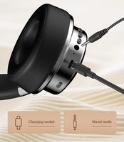 Audífonos Retro Street CR-9 con Cancelación de Ruido, Bluetooth, Giratorios, Extensibles, con Almohadillas Suaves, Cableados e Inalámbricos, HiFi