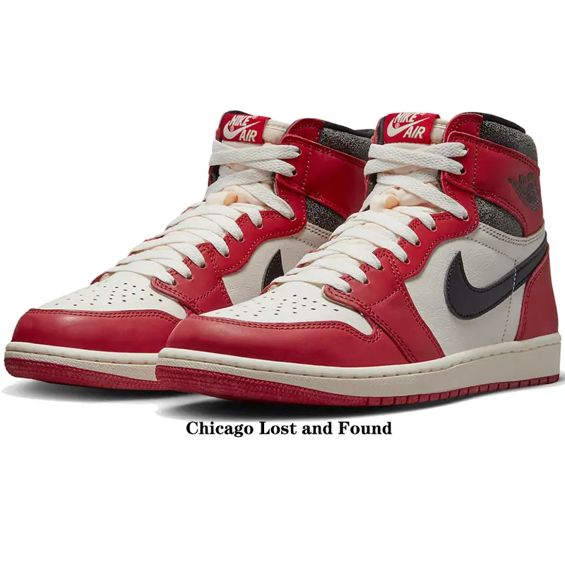 Nike Air Jordan 1 Retro High OG Chicago Lost and Found Basketball Shoes Sneakers Nike Air Jordan 1 Shoes