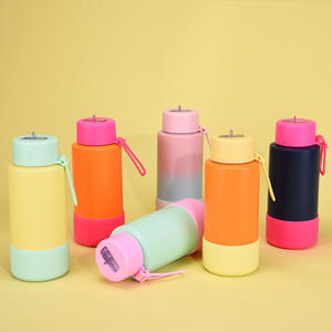 Bouteille d'<span class=keywords><strong>eau</strong></span> isotherme en acier inoxydable, capacité 1000 ml, gourde <span class=keywords><strong>de</strong></span> sport portable avec base en silicone, tasse à sublimation - Product Image 1