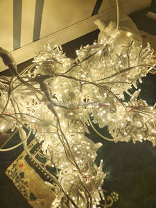 Cortina de Luces <span class=keywords><strong>LED</strong></span> <span class=keywords><strong>Cascada</strong></span> 3x3 <span class=keywords><strong>Metros</strong></span> 600 Luces Fabricantes de Guirnaldas de Decoración para Ventanas de Navidad - Product Image 5