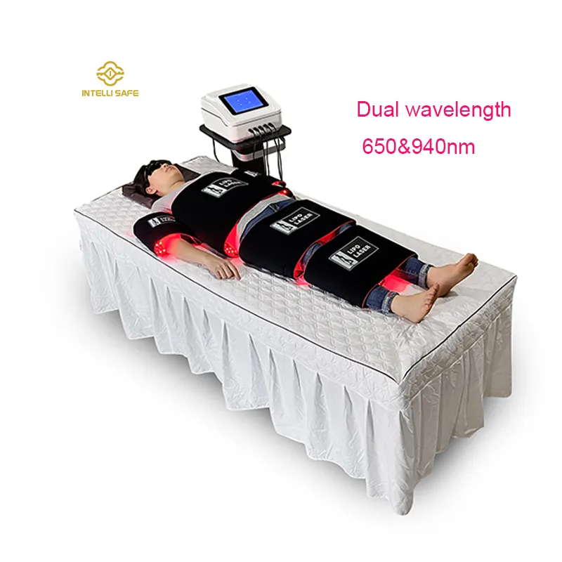 Dual wave 650nm 940nm red light 5D lipo belt for full body Pain relief Led blanket detox device