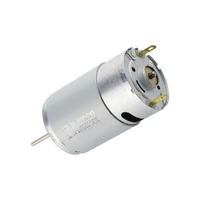 Moteur micro DC à aimant permanent à couple élevé 6V/12V/24V Série 390 Personnalisé pour appareils électroménagers intelligents, bateaux, perceuses, ventilateurs, pompes ROHS