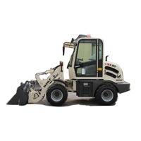 Murah 4X4 Kompak Traktor dengan Loader dan Backhoe dengan Loader Depan Ember