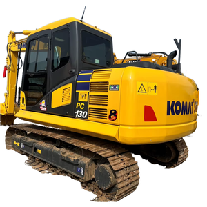 รถขุดตีนตะขาบ Komatsu PC130 มือสองญี่ปุ่นแท้ 13 ตัน ระบบไฮดรอลิก สำหรับงานก่อสร้างและงานถนน ลดราคาพิเศษ ใช้งานน้อย - Product Image 1