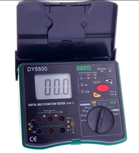 DY5500 4 en 1, Medidor Digital Multifunción de Resistencia a Tierra, Medidor de Secuencia de Fases y Multímetro - Product Image 4