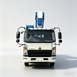 Piattaforma Aerea Telescopica Montata su <span class=keywords><strong>Camion</strong></span> Howo 30m <span class=keywords><strong>con</strong></span> Braccio Oscillante e <span class=keywords><strong>Cestello</strong></span> per Lavori Aerei - Product Image 2