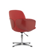 Fauteuil de bureau exécutif haut de gamme en cuir, base en alliage d'aluminium, mousse haute résilience, pivotant moderne et personnalisable pour bureau à domicile, directement de l'usine.