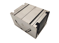 FEZCOOL LGA2011-R18 Radiateur de processeur silencieux pour ordinateur de bureau 2U LGA2011, 3 caloducs, ailettes en aluminium, dissipateur thermique passif nickelé