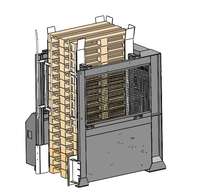 Empileur et déempileur de palettes pour ligne d'emballage